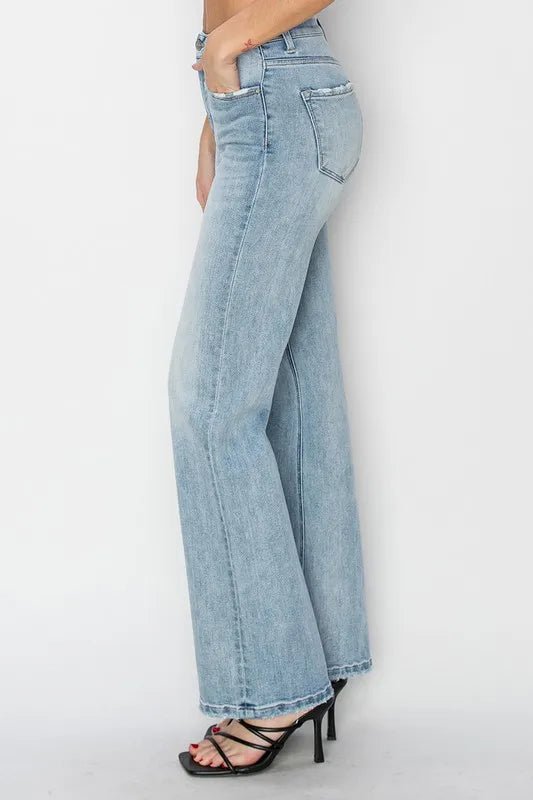RISEN Full Size High Rise Straight Jeans Plus Size