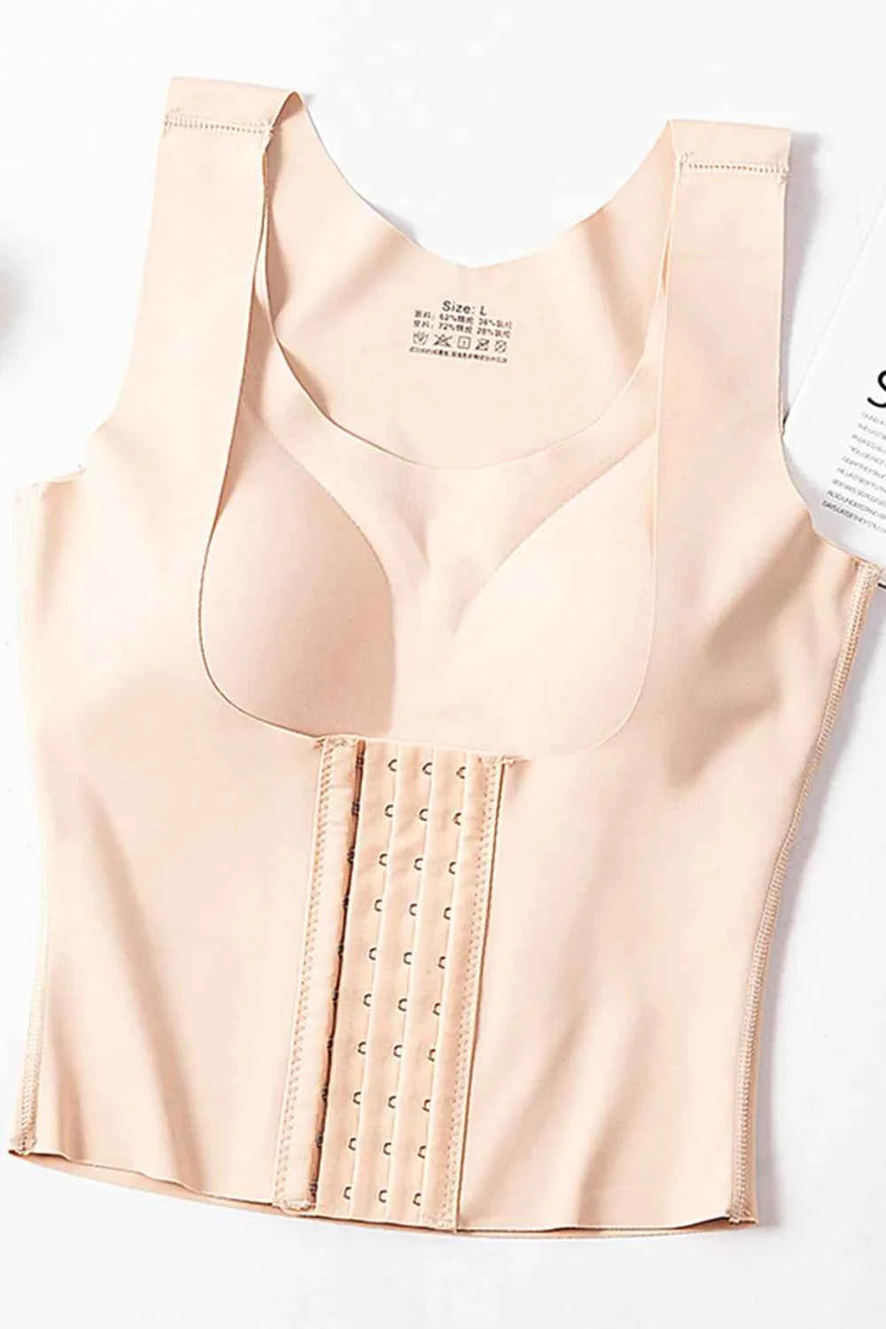 Basic Bae Scoop Neck Shapewear Tank with Removable Paddings