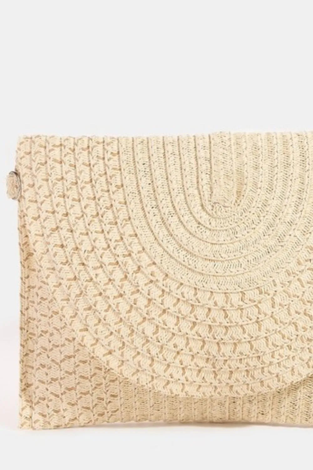 Fame Tight Woven Envelope Clutch Bag