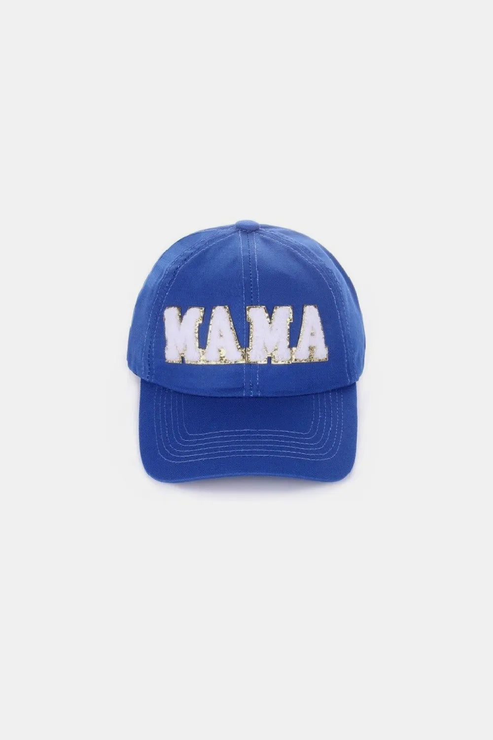 MAMA Chenille Patch Baseball Cap Classic Blue One Size