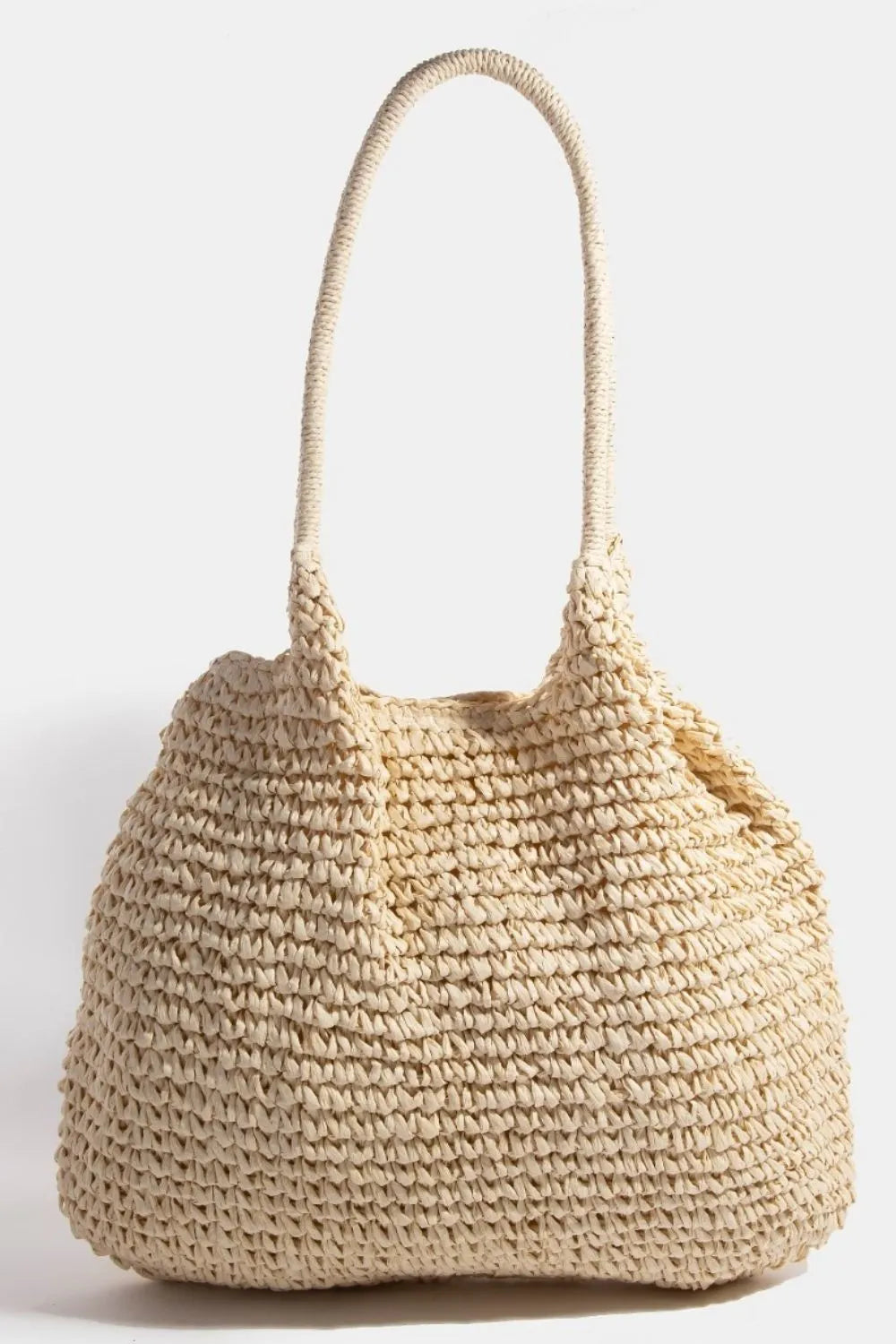 Fame Braided Long Handle Tote Bag IV One Size