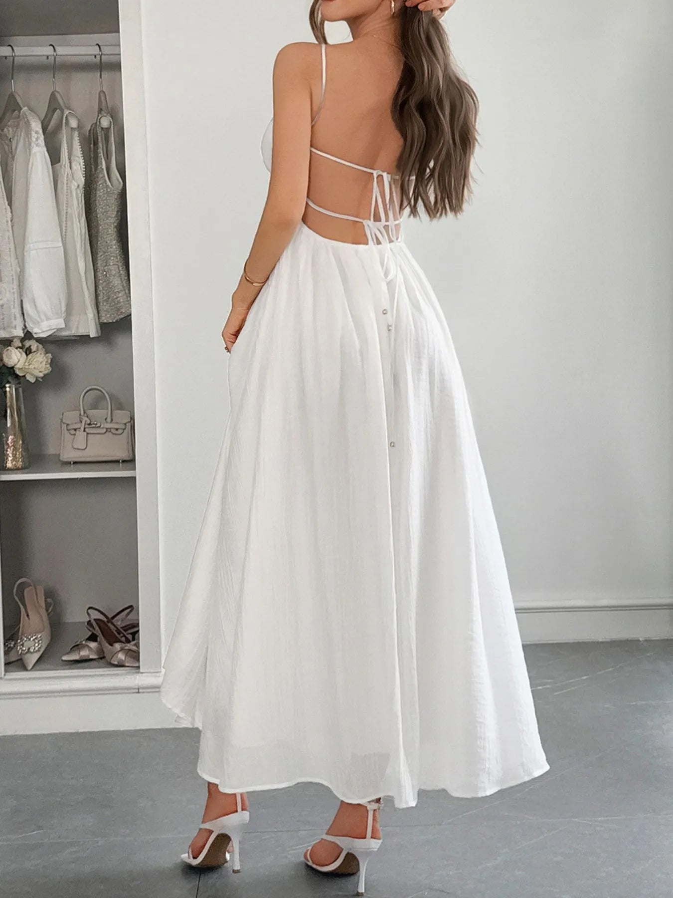 Sweetheart Neck Cami Dress