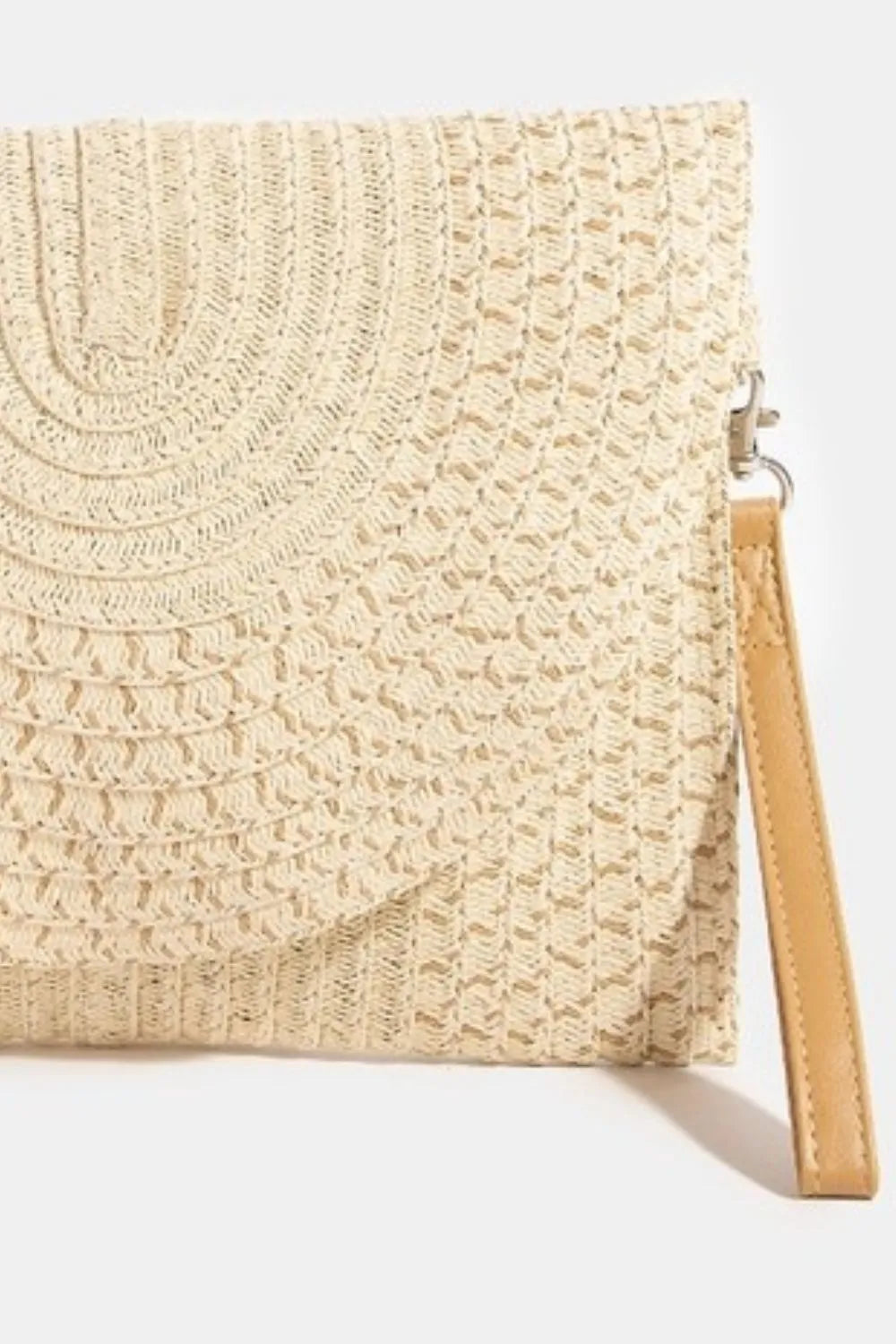 Fame Tight Woven Envelope Clutch Bag