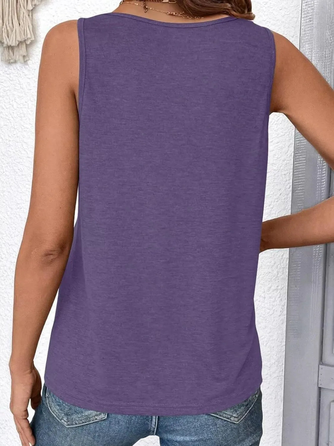 Ruched V-Neck Tank
