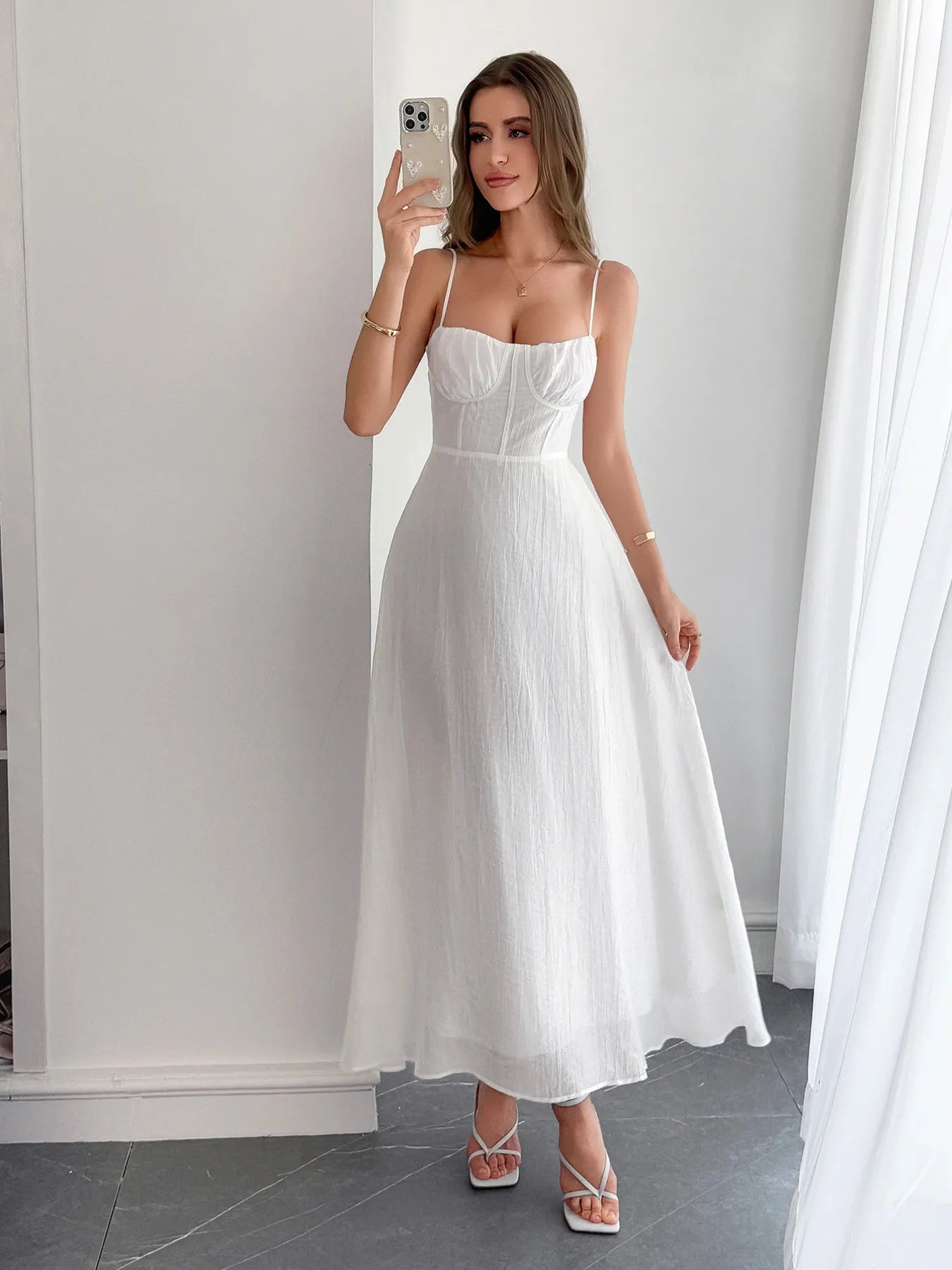 Sweetheart Neck Cami Dress