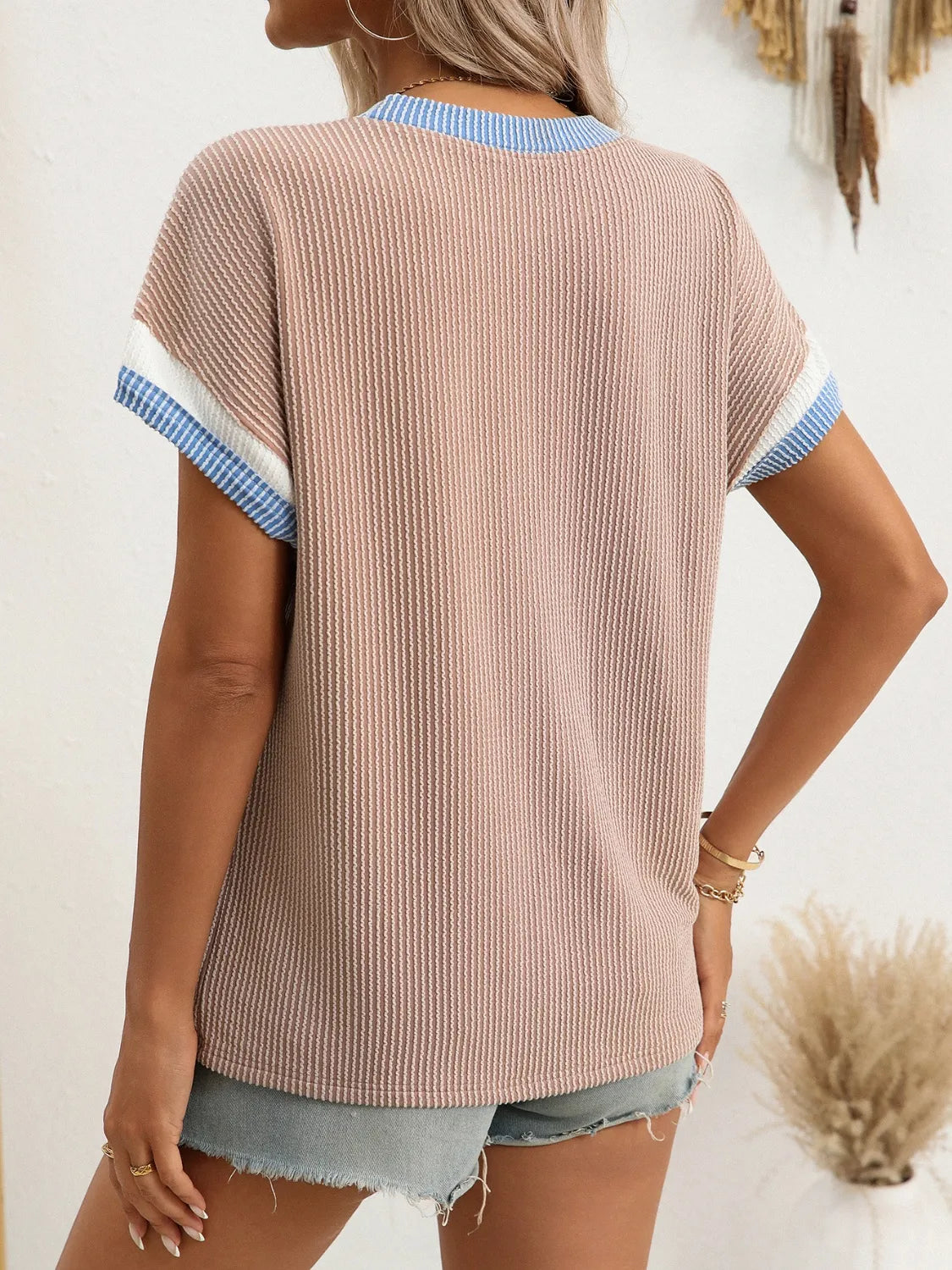 Round Neck Short Sleeve T-Shirt