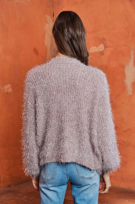 ADORA Fuzzy Sweater Cardigan