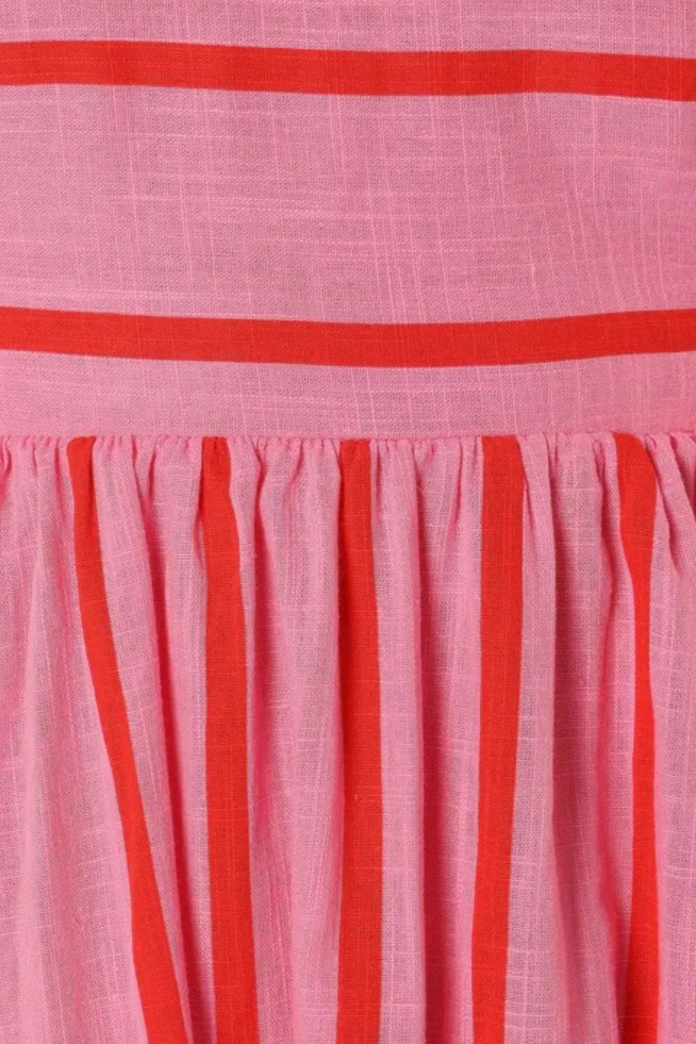 Striped Square Neck Cami Dress