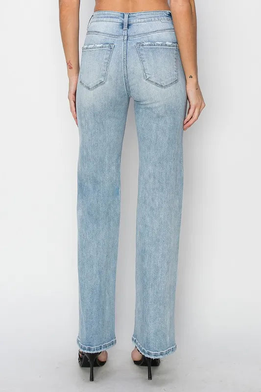 RISEN Full Size High Rise Straight Jeans Plus Size