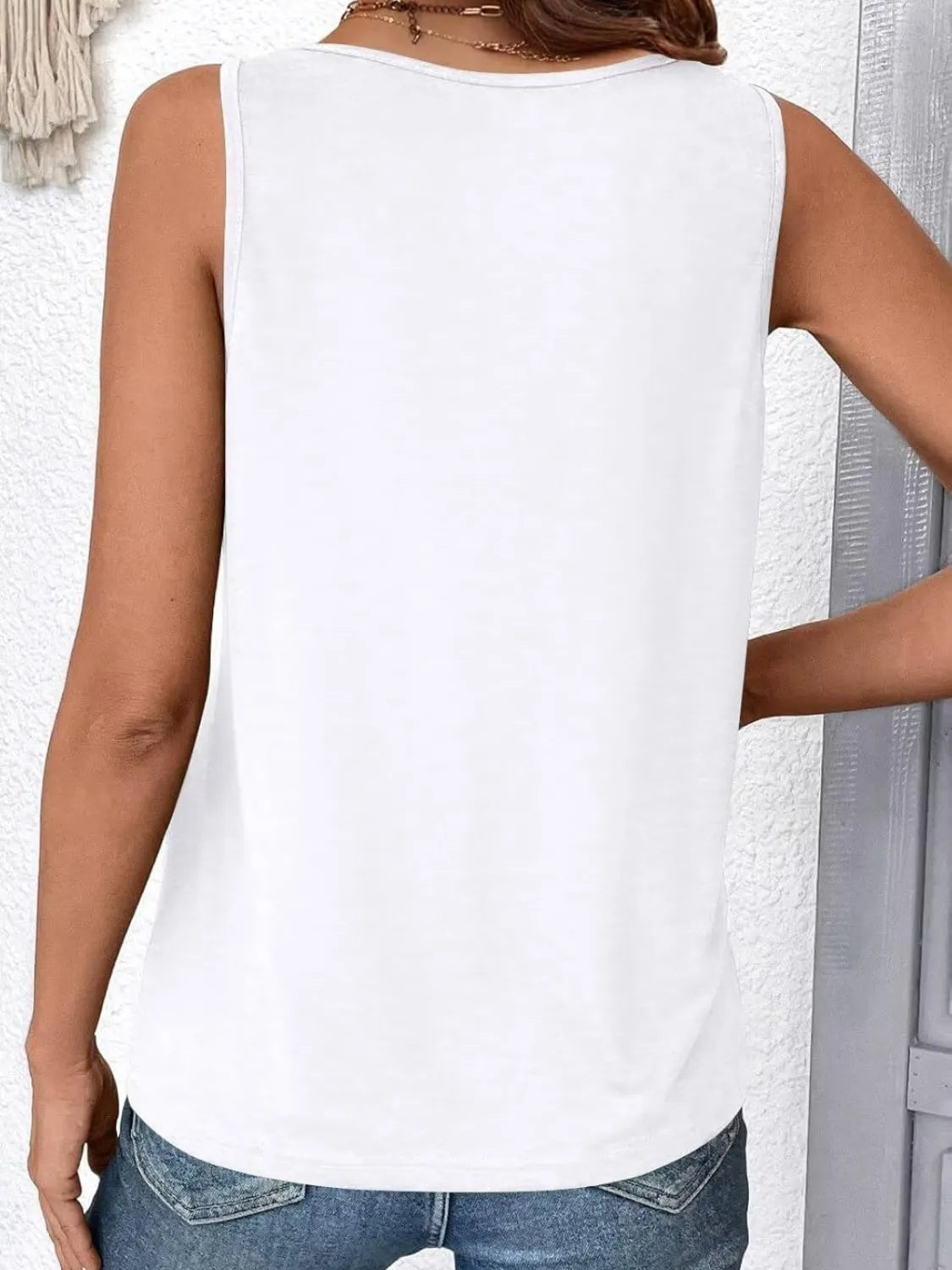 Ruched V-Neck Tank