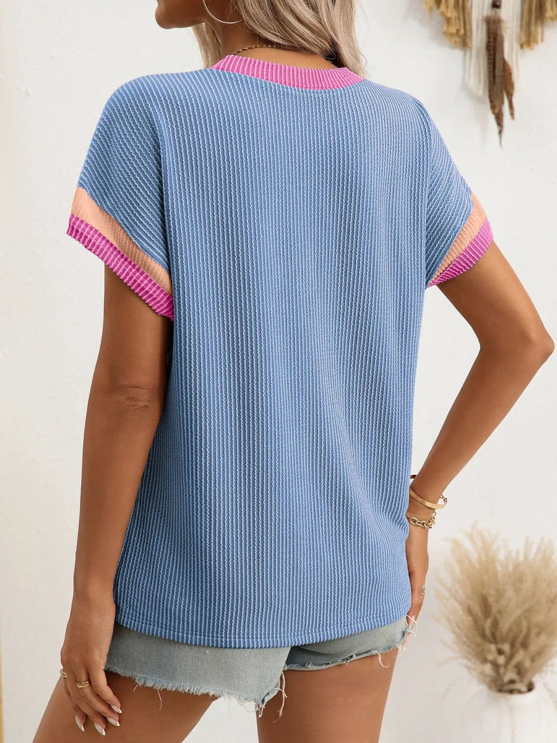 Round Neck Short Sleeve T-Shirt