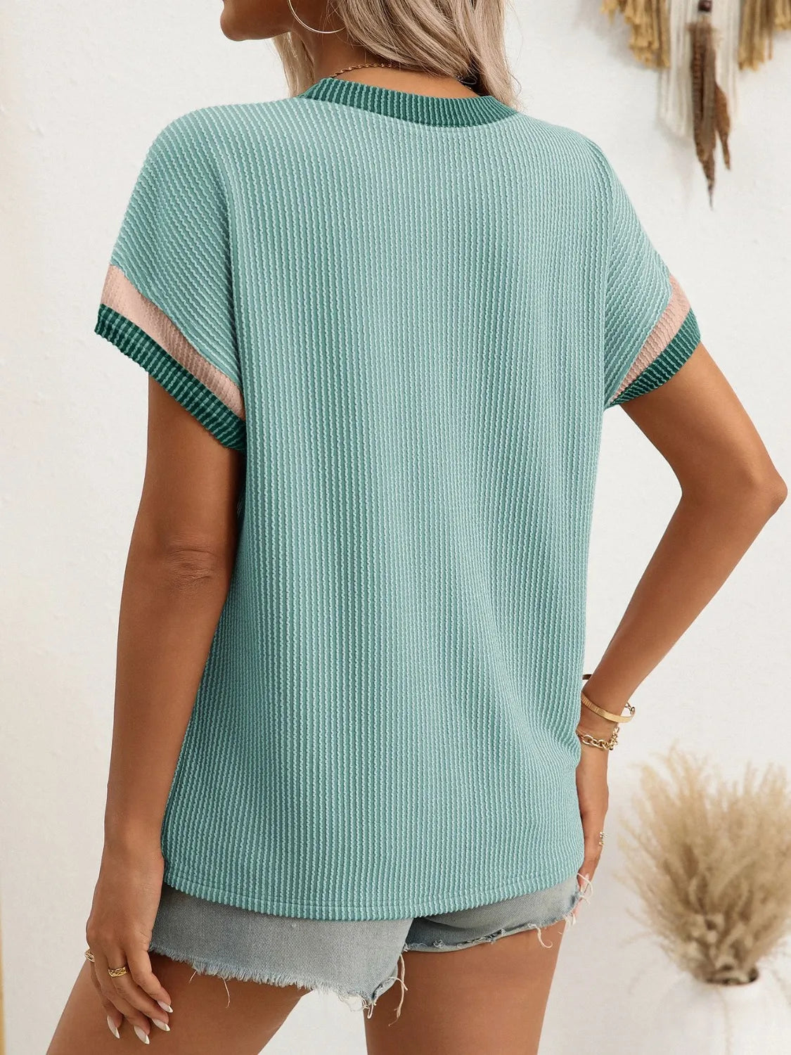 Round Neck Short Sleeve T-Shirt