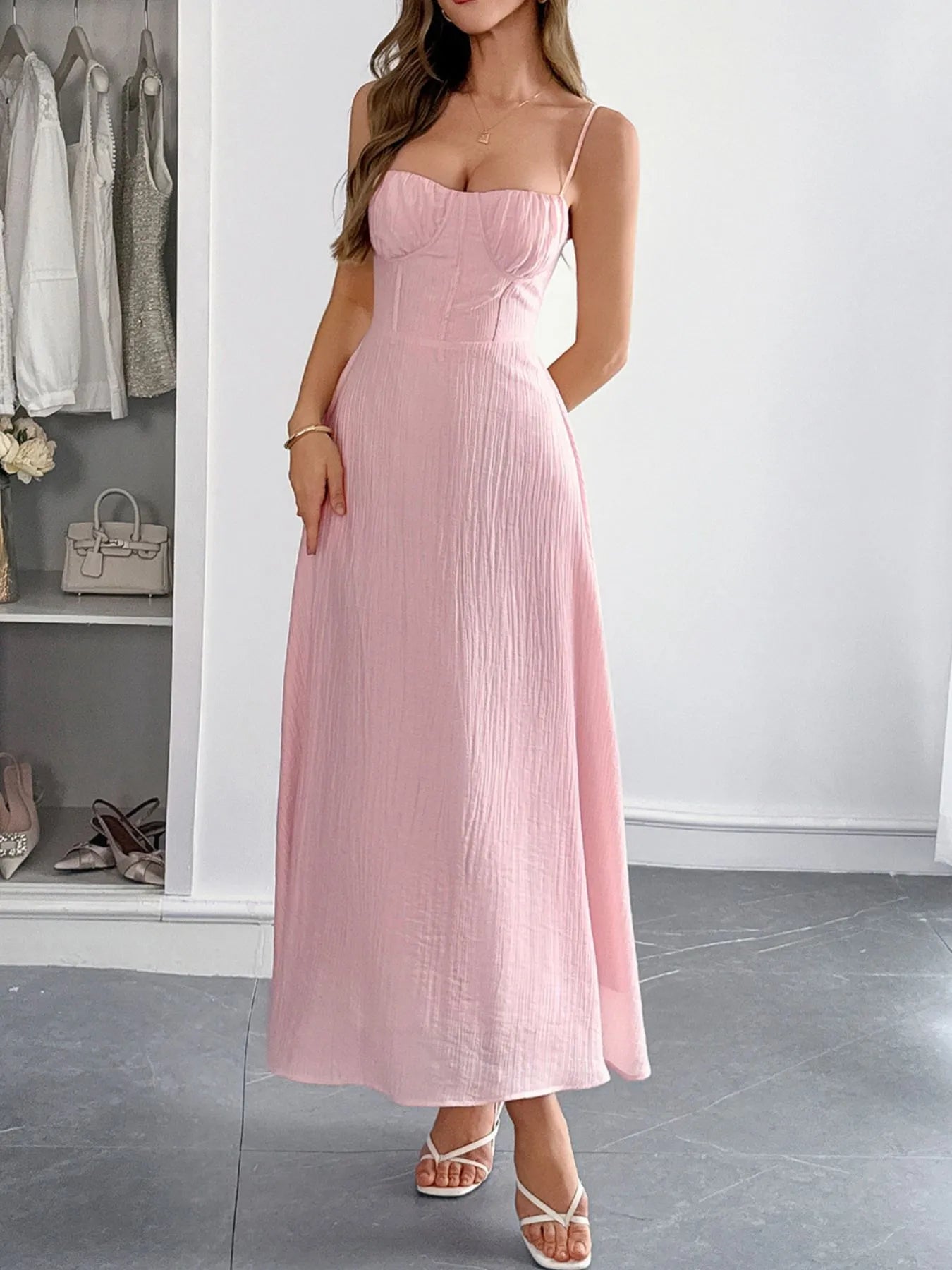 Sweetheart Neck Cami Dress