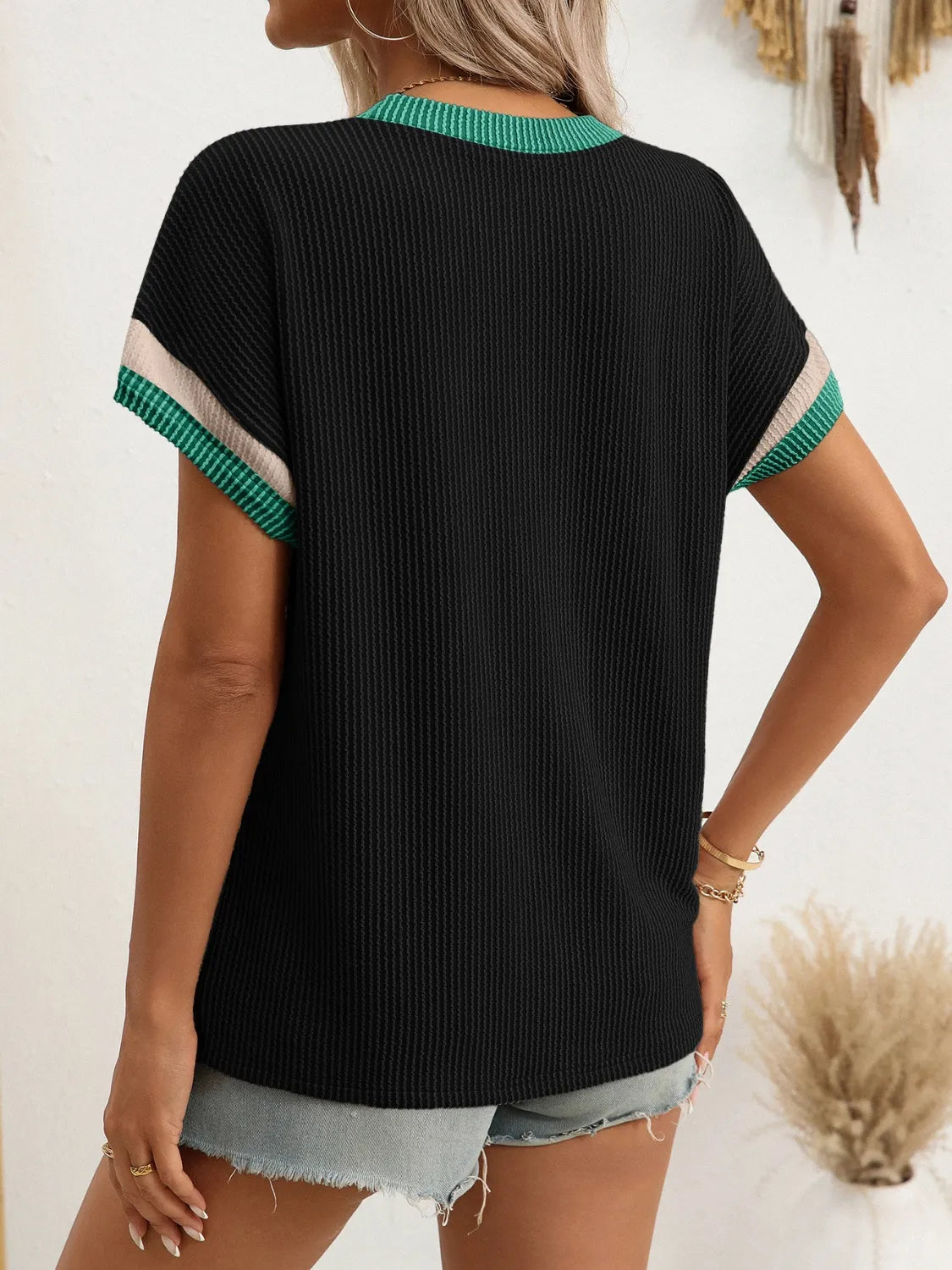 Round Neck Short Sleeve T-Shirt
