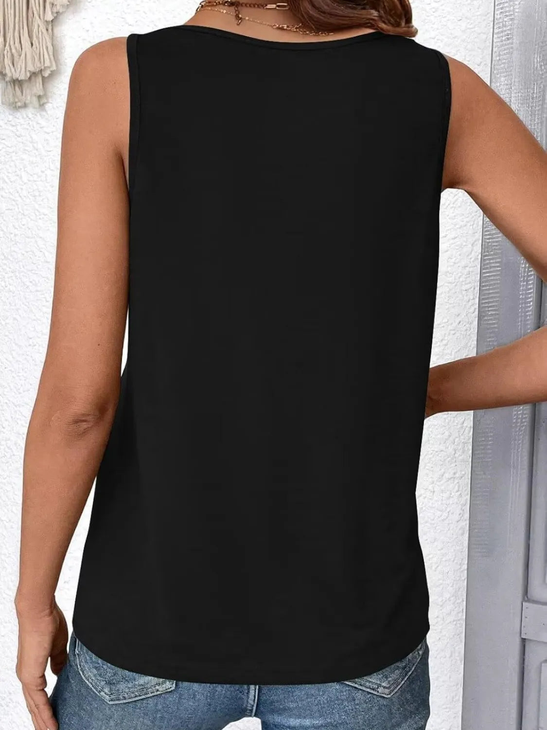 Ruched V-Neck Tank