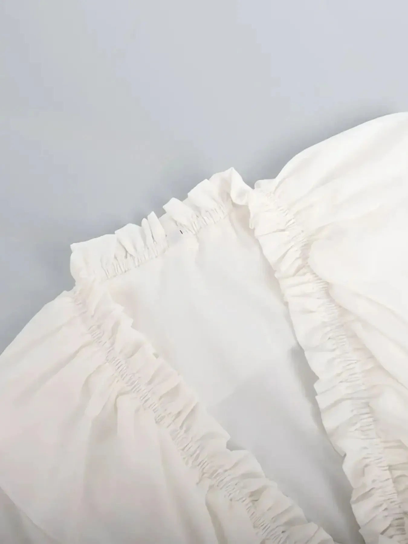 Ruffle Flounce Sleeve Mini Dress