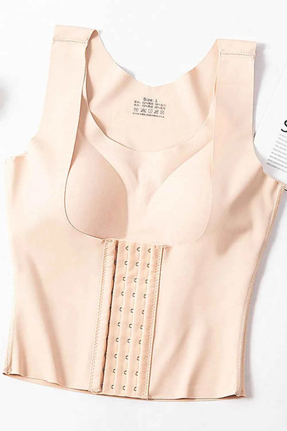 Basic Bae Scoop Neck Shapewear Tank with Removable Paddings
