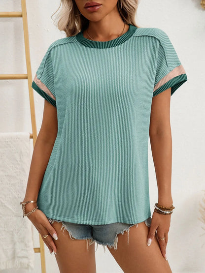Round Neck Short Sleeve T-Shirt