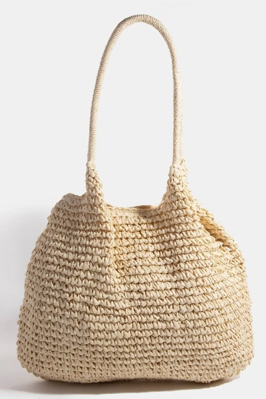 Fame Braided Long Handle Tote Bag IV One Size