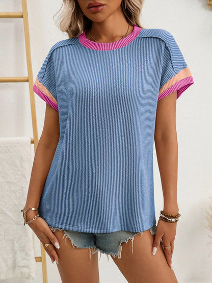 Round Neck Short Sleeve T-Shirt