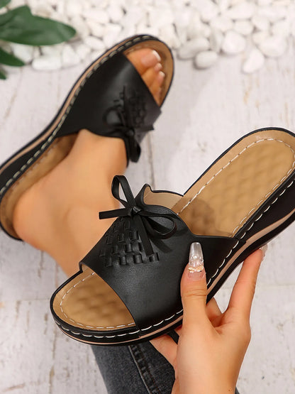 Bow Open Toe Sandals