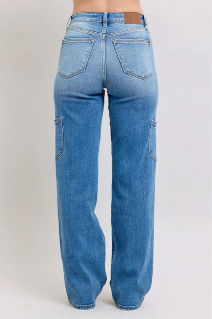 Judy Blue Full Size High Waist 90's Straight Jeans Plus Size
