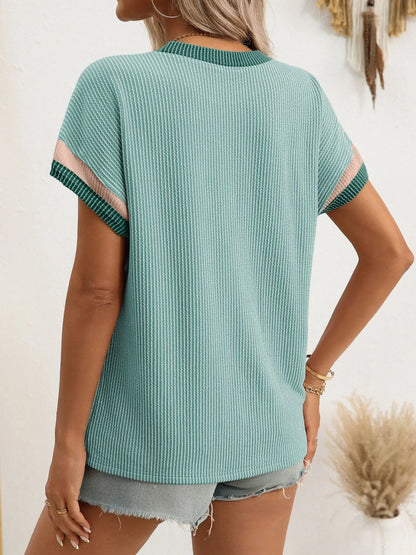 Round Neck Short Sleeve T-Shirt